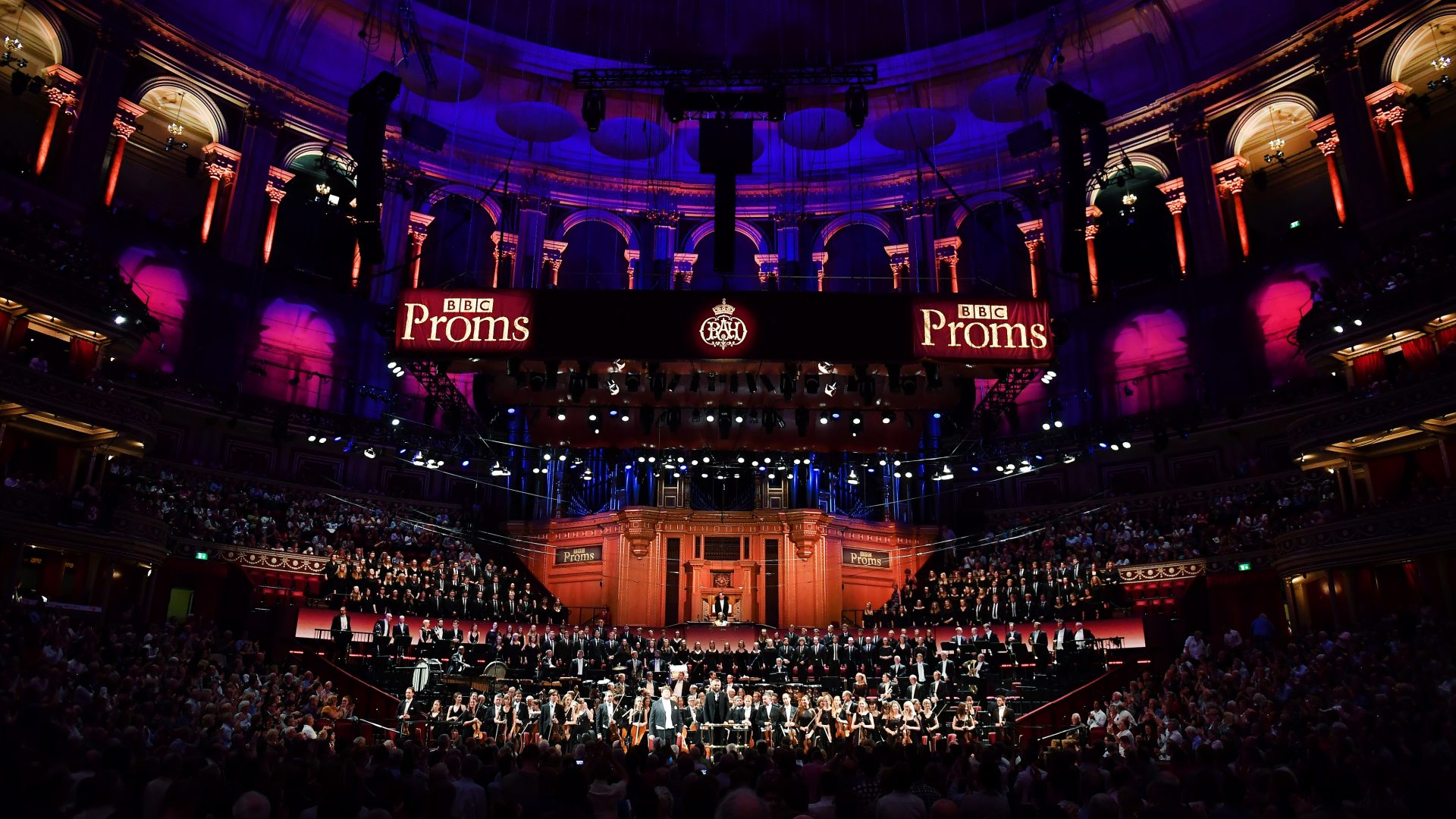 Broadcasting the BSO, a picture from the BBC proms