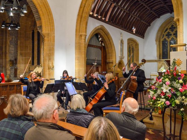 A rural concert with Resonate Strings
